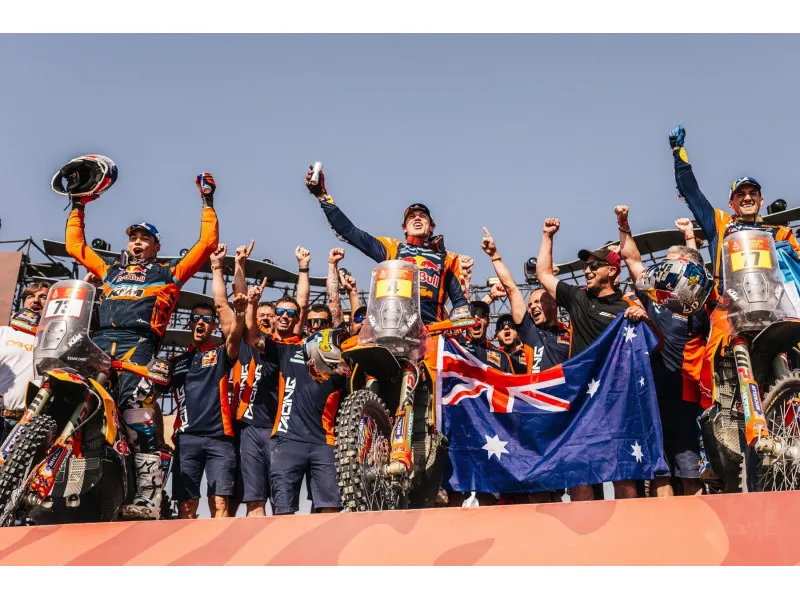 DANIEL SANDERS I KTM OSVOJILI DAKAR RALLY 2025.