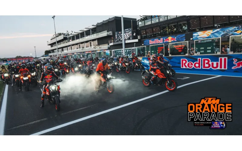 KTM Orange Parade