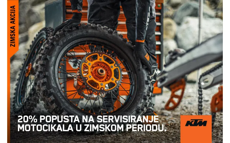 SERVISNA AKCIJA ZA KTM MOTOCIKLE