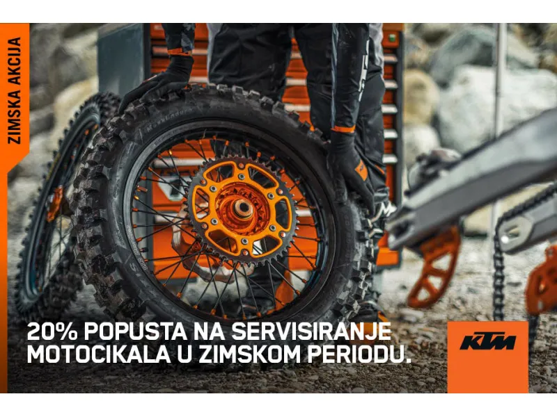 SERVISNA AKCIJA ZA KTM MOTOCIKLE