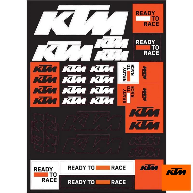 KTM CORPORATE STICKER SHEET 